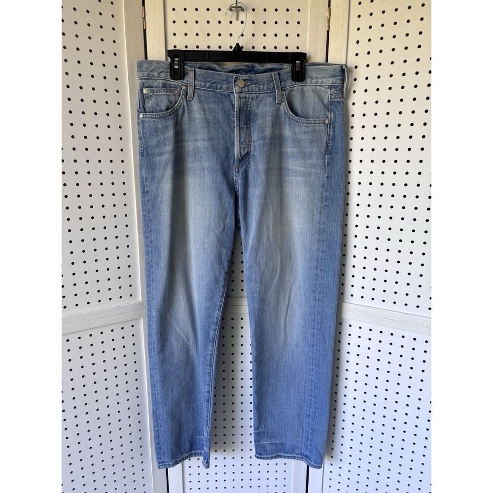 Outerknown Fillmore Boyfriend SEA Jeans Women's 31 Straight Leg Organic Cotton